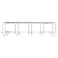 Sistema portabici portabici ribaltabile 5 bici pratico garage a terra o a muro 3413004