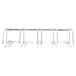 Sistema portabici portabici ribaltabile 5 bici pratico garage a terra o a muro 3413004