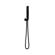 Kit doccia squadrato nero opaco con presa acqua e flessibile da 150 cm