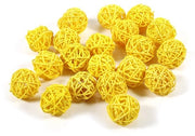 Palline decorative 20 pezzi - Decorazione per casa - Materiale di rami - Diametro 3 cm - Decorazioni per feste