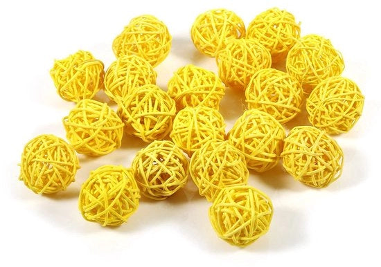 Palline decorative 20 pezzi - Decorazione per casa - Materiale di rami - Diametro 3 cm - Decorazioni per feste