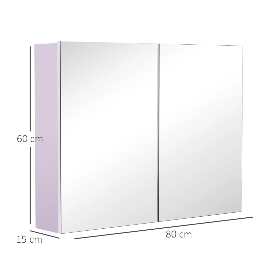 Armadio con Specchio ¨C Zephmum ¨C Lilla 80x15x60 cm