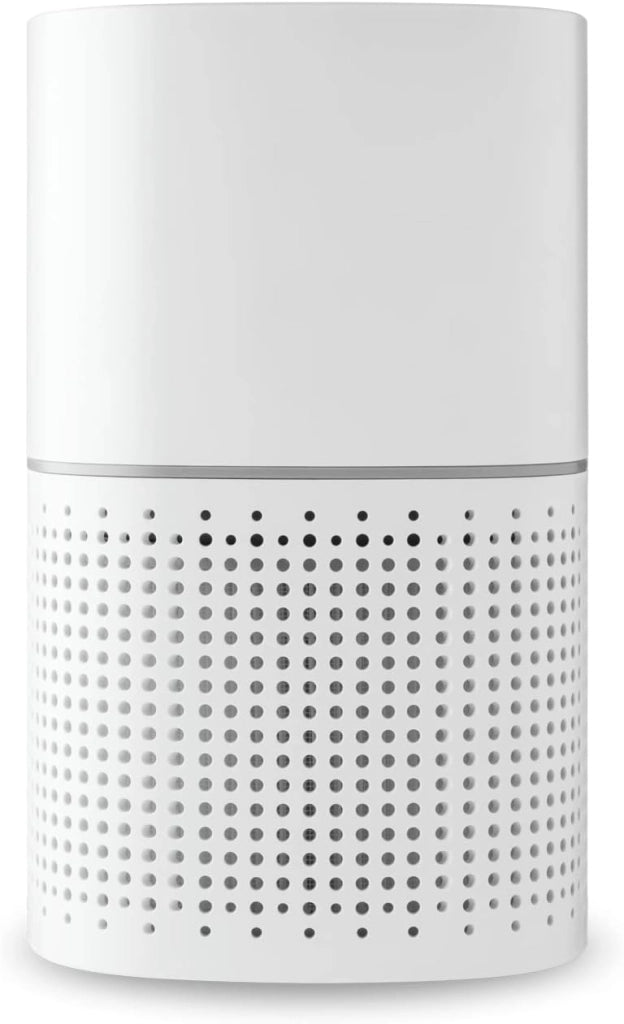 Bright Purificatore d'aria con prefiltro tripla protezione, H13 e filtro a carbone attivo, HEPA, per ambienti fino a 27 m², ideale per polvere, fumo e odori di animali (bianco)