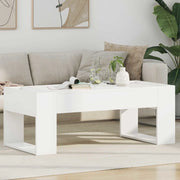 Tavolino da salotto Bianco 110 x 50 x 41 cm Legno multistrato
