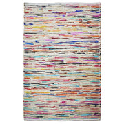 Tappeto intrecciato Sienna in juta e cotone multicolore