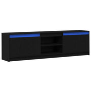 Unit¨¤ TV 2 pz | Armadietto TV | Mobile Porta TV Nero 180 x 34 x 50 cm Legno multistrato