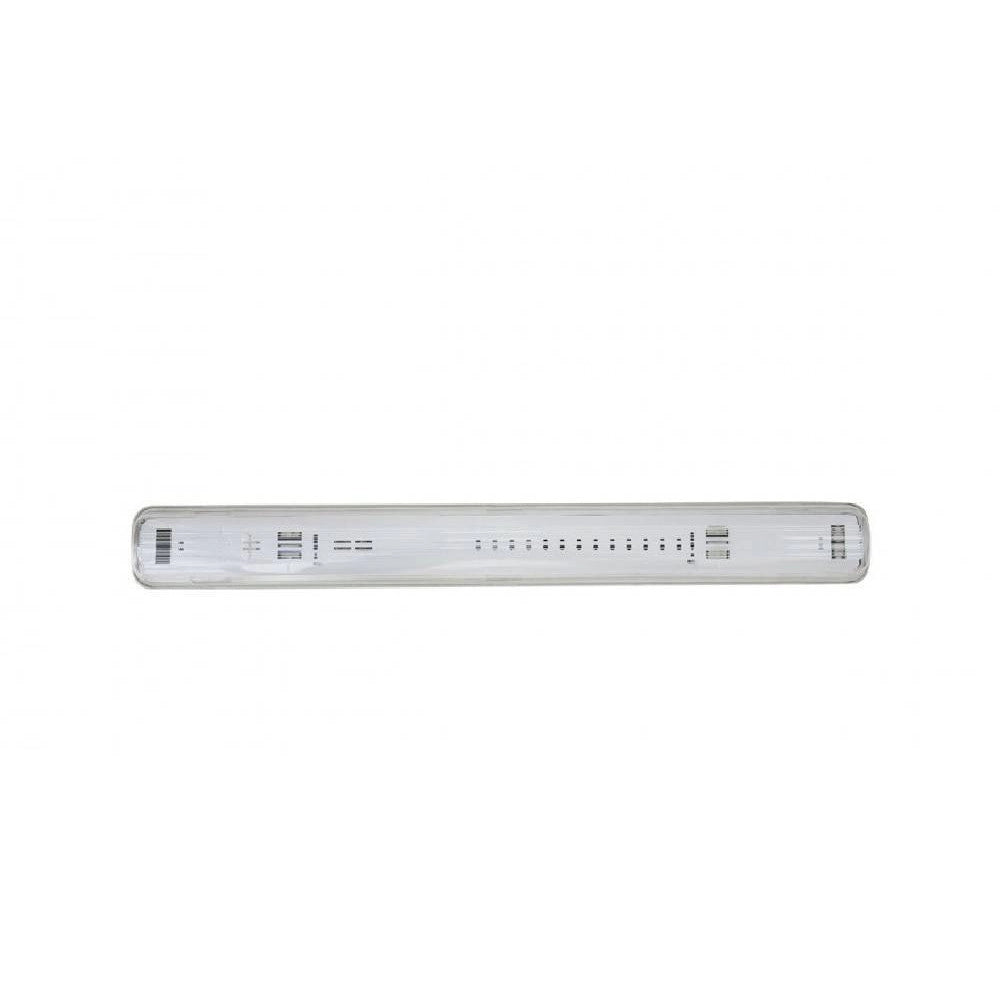 Trade Shop - Plafoniera Stagna 1 Neon Led Tubo T8 G13 60cm 220v Parete Soffitto Ip65 T8-60ss -