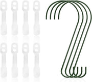 Hanger per piante - 4 pezzi - Maniglie per giardino gabbie per uccelli - Esterno - Hanger a forma di S - Da appendere nel giardino
