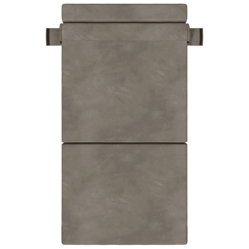 Divano letto | Sof¨¤ letto | Letto singolo Pieghevole Grigio Chiaro 70 x 80 x 60 cm Tessuto