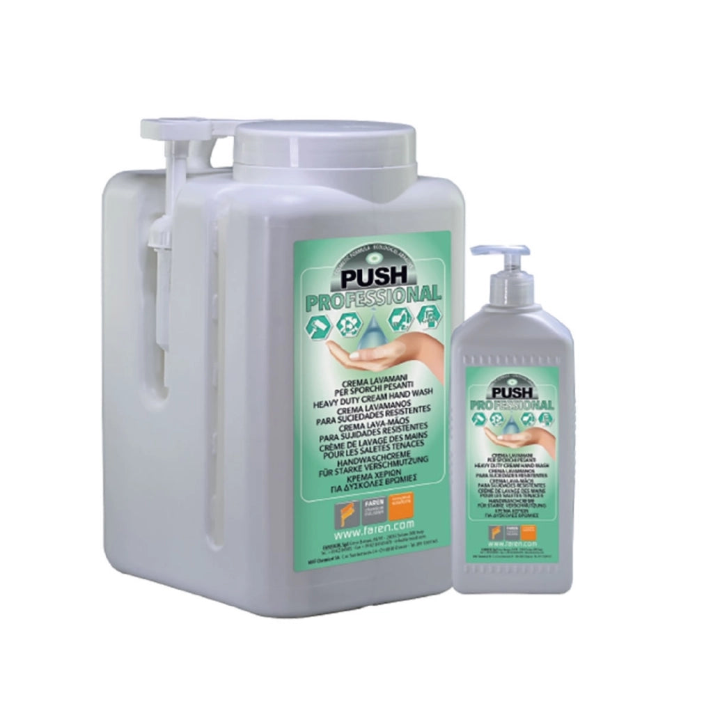 Faren Push crema professionale fluida lavamani con abrasivo 1000-5000 ml 5 LT