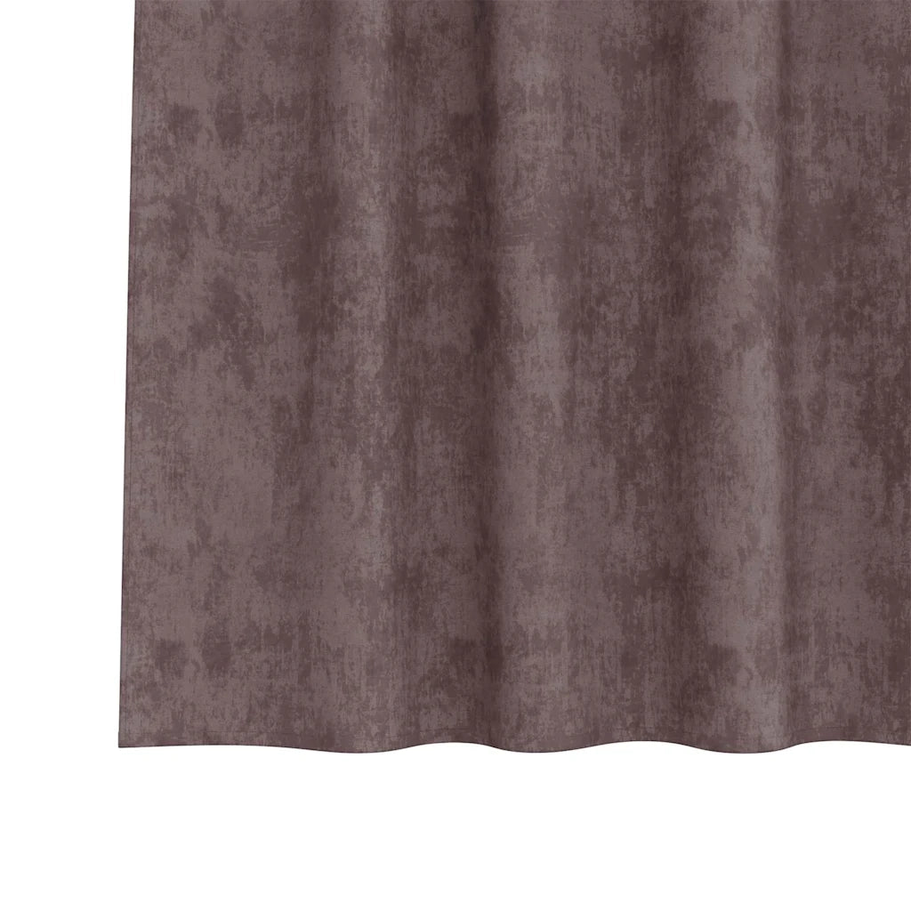 Tende in Velluto con tende 2 pcs Marrone 260 x 140 cm Velluto 4107732