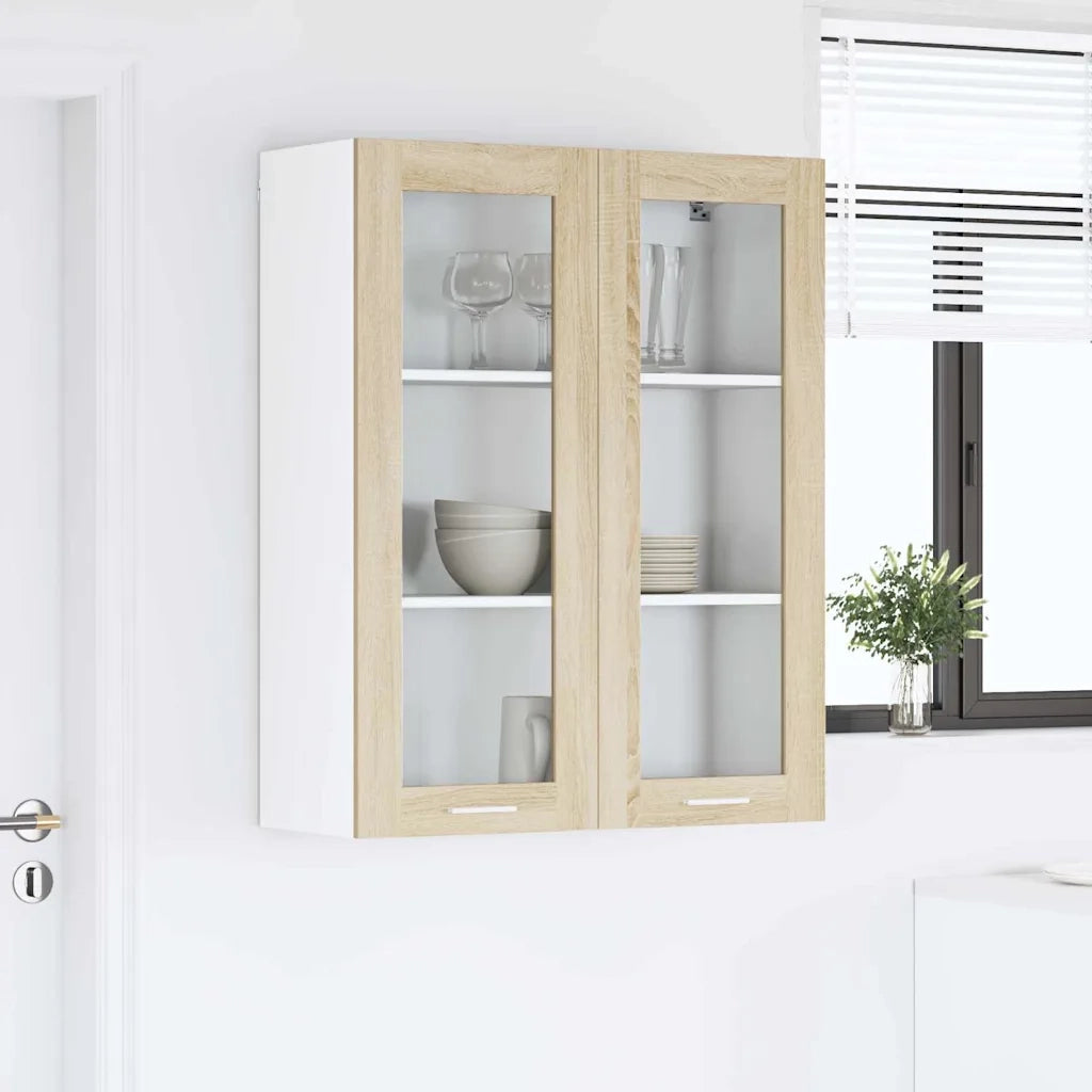 Armadio pensile con porta Rovere Sonoma 80 x 31 x 100 cm 884396