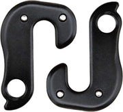 Hanger posteriore derailleur per bicicletta mountain 2 pezzi con viti, nero - Asta di sterzo, adattatore uscita per componenti mountain bike
