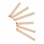 Clip KADAX da 19 cm per nastro per recinzione, ganci per nastro per recinzione, colore crema, 6 pezzi