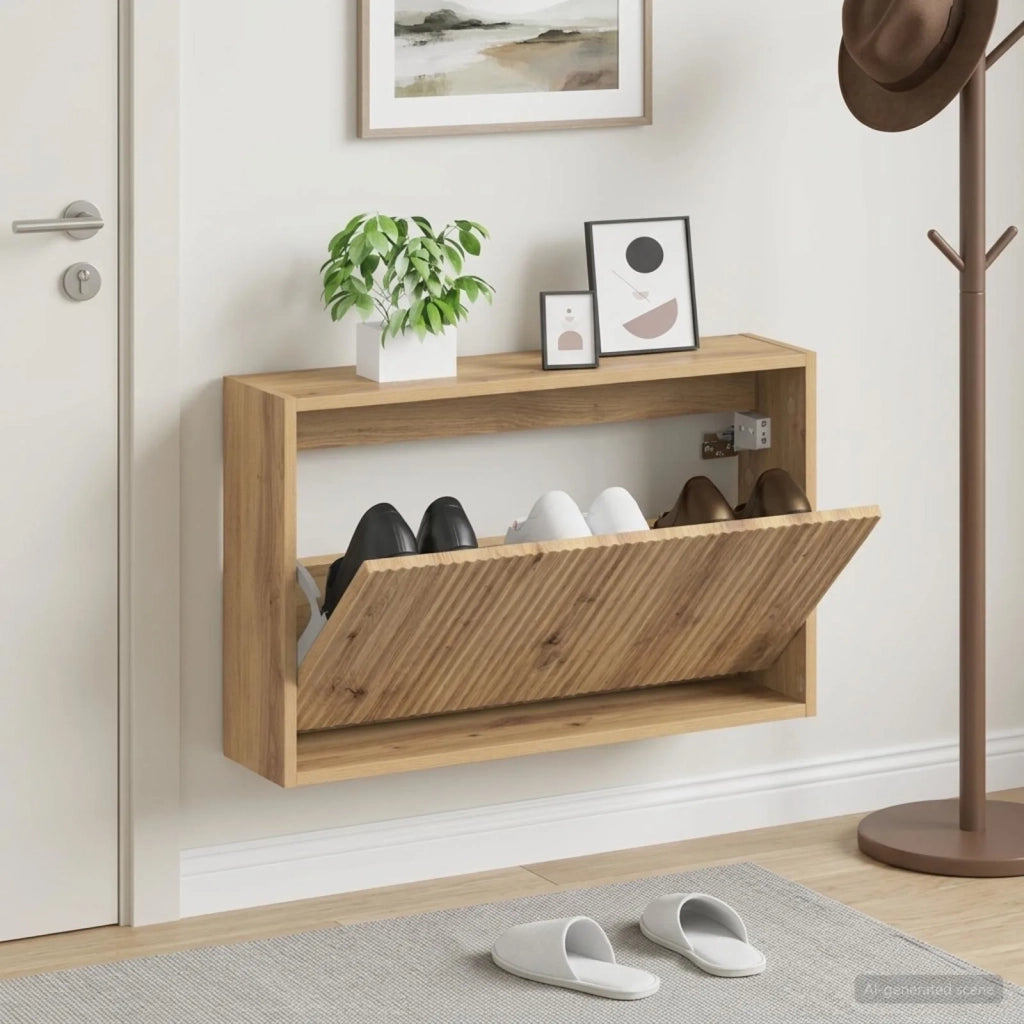 Mobiletto per Scarpe da Muro ARNHEM 71 x 17 x 43 cm 896634