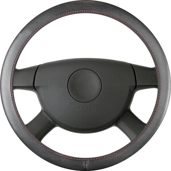 Stirrup Soft Grip Stile Moderno Nero-Rosso, autostirrup, accessori di guida con rivestimento antiscivolo, misura universale