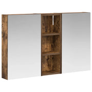 Set di Armadi da Bagno | Armadio da bagno con lo scaffale 3 pz 80 x 10,5 x 50 cm