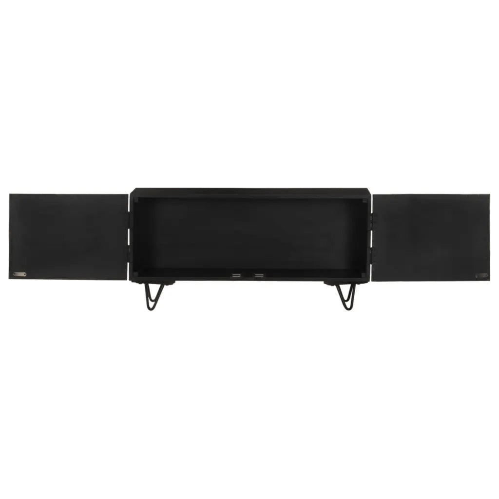 Mobile Porta TV 90x30x45 cm in Legno Massello di Mango 322681