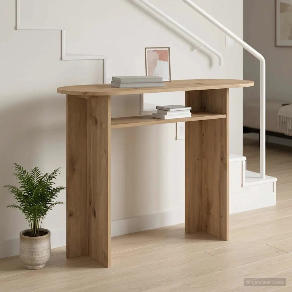 Tavolo consolle Rovere Artigianale 100 x 39,5 x 75 cm