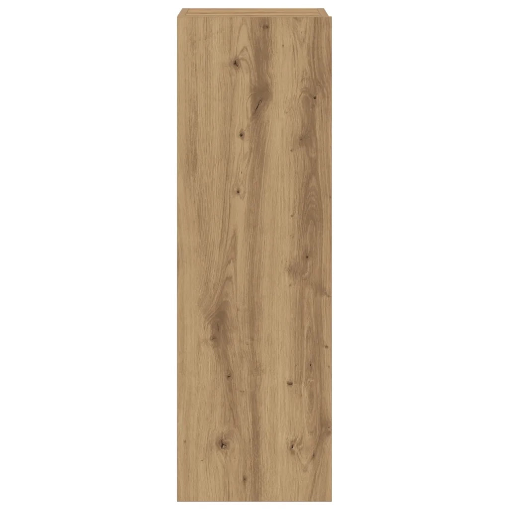 Mobili TV a Parete 5 pz | Armadietto TV | Mobile Porta TV Rovere Artigianale in Legno Multistrato