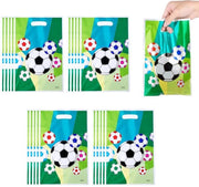 Pacchetti di festa per il calcio 20 pezzi - Pacchetti di regalo - Sacchetti di regalo - Pacchetti di regalo per il compleanno - Tema calcio - 16 x 25 cm - Pacchetti di regalo personalizzati