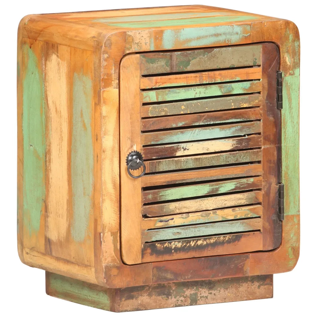 Comodino 40x30x50 cm in Legno Massello di Recupero 320463