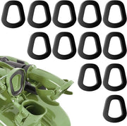 Afdichting jerrycan 12 pezzi afdichtura metallica sostitutiva per jerrycan 5 10 20 litri nera Unico modello