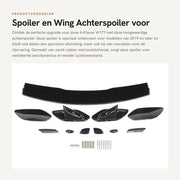 Dakspoiler di alta prestazione - Achterspoiler - Aerodinamica - Trazione - Stabilità - Installazione facile