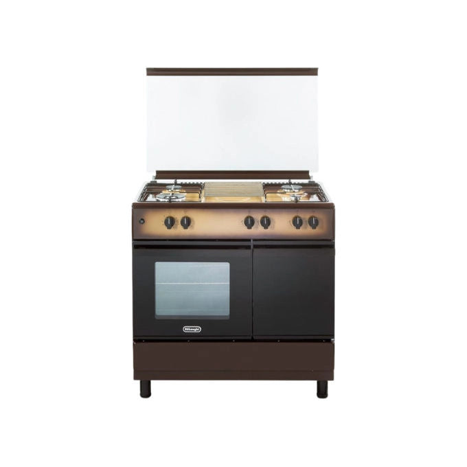 De Longhi DL964GKB Cucina freestanding a gas 90 cm 4 fuochi Forno gas 60 L Classe A (86,9x90x60 cm) colore Coppertone