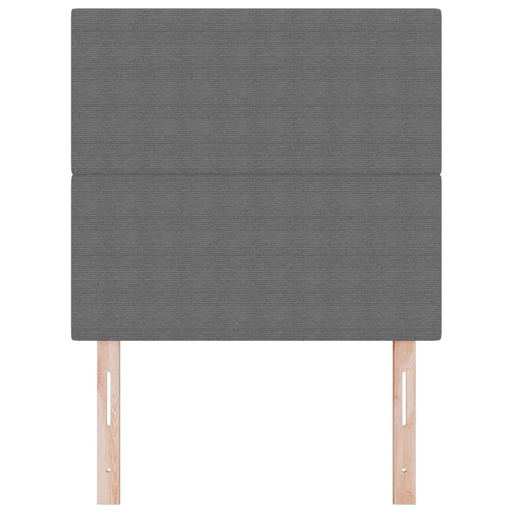 Testiera LED con testiera Grigio chiaro 80 cm Tessuto in Cords 3338314