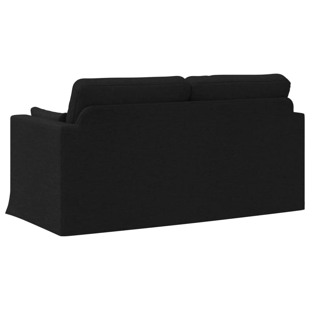 Divano | Divano da soggiorno | Sofa Nero 158 x 78 x 80 cm Tessuto