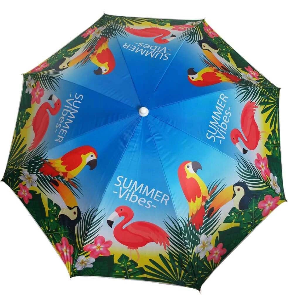 Ombrellone spiaggia poliestere uv 200 cm in acciaio poliestere - OSMOND