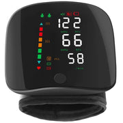 Trade Shop - Misuratore Di Pressione Sanguigna Da Polso Con Schermo Monitor Lcd Automatico Regolabile -