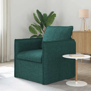 Divano Verde Scuro 195 x 82 x 85 cm Tessuto