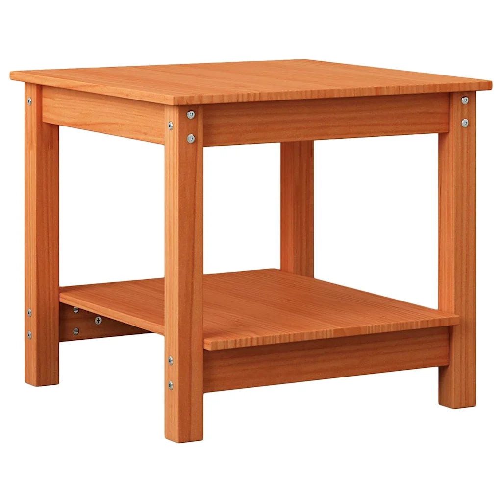 vidaXL Tavolino da salotto Cera marrone 50 x 50 x 45 cm