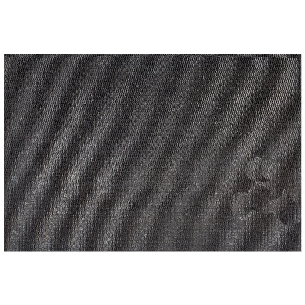 Zerbino nero in cocco naturale con fondo in PVC antiscivolo 40 x 60 cm motivo geometrico Glam Decorazione moderna per interni