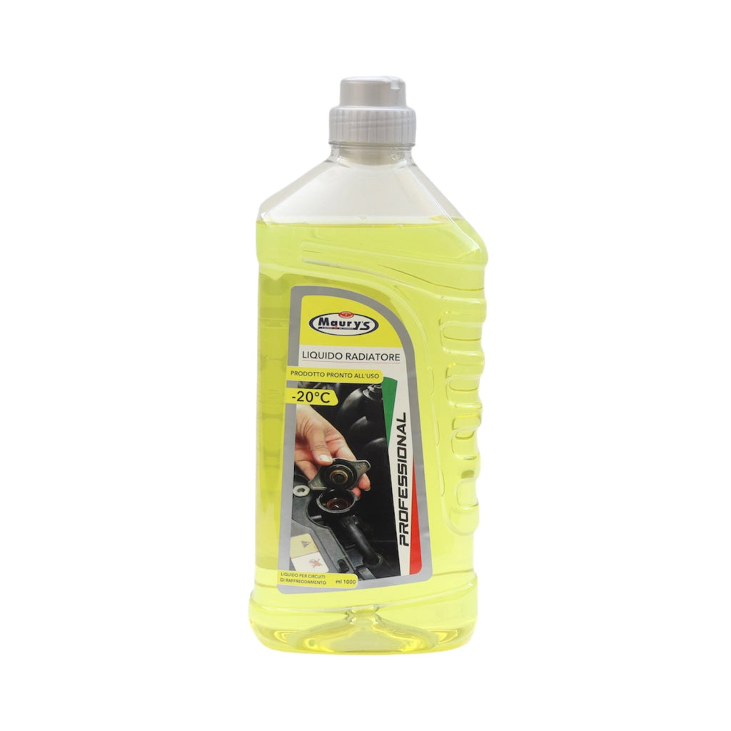 KIT SET  2 PZ LIQUIDO PROFESSIONALE PER RADIATORE GIALLO PER RAFFREDDAMENTO 1 LT