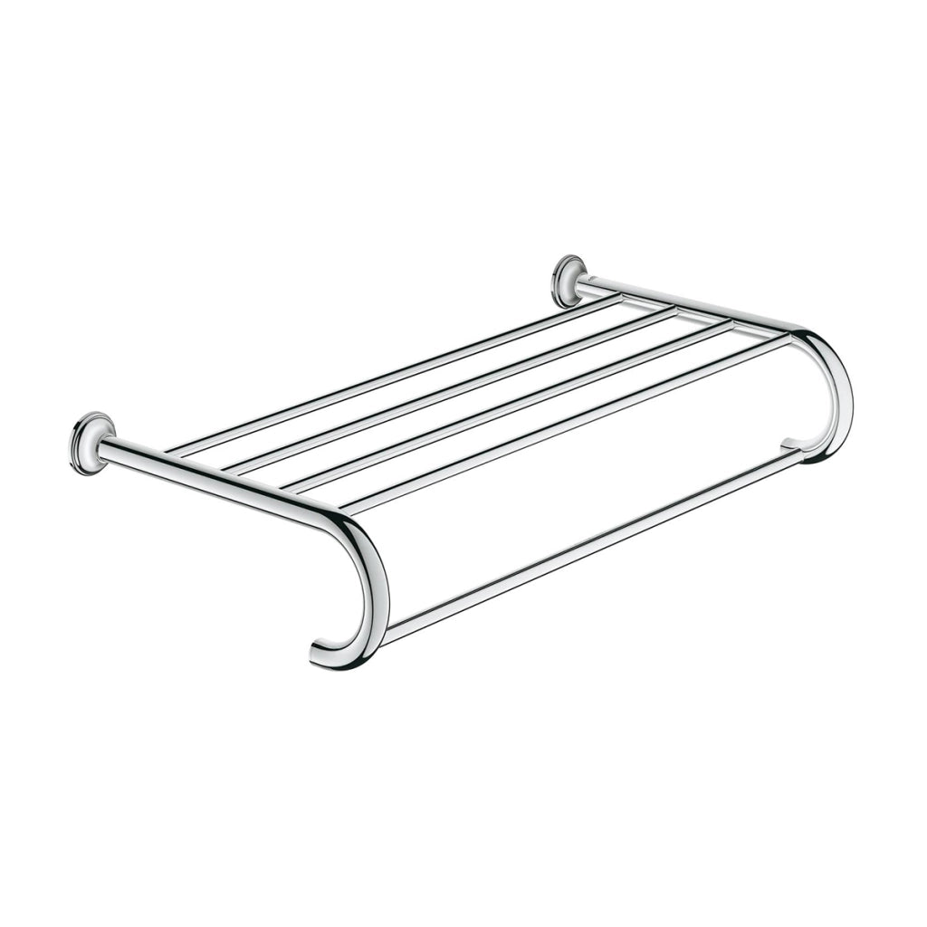 PORTA SALVIETTE CON MENSOLA ESSENTIALS AUTHENTIC- Cromo- GROHE- pezzi 1