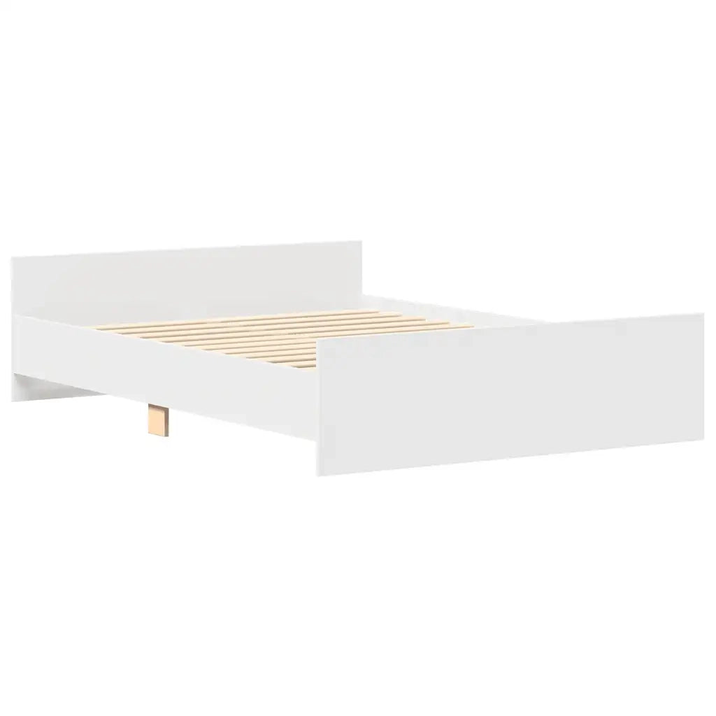 Giroletto con Testiera e Pediera Bianco 120x190 cm 3203775