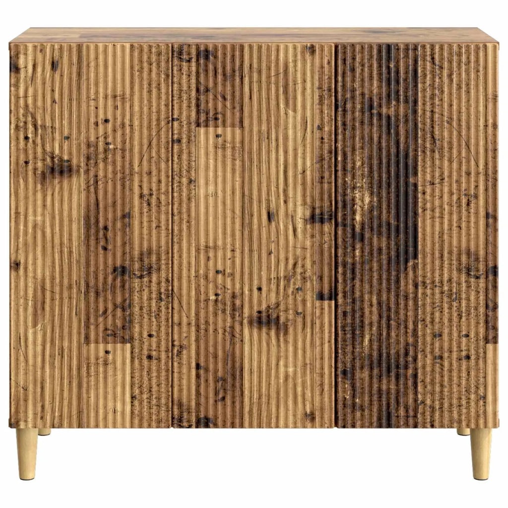 Credenza | Madia | Buffet da pranzo | Armadio da pranzo Legno antico 89 x 34,5 x 80 cm Legno ingegnerizzato