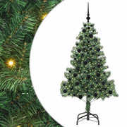 Albero di Natale | Decorazioni natalizie con 300 LED con supporto Verde 180 cm PVC