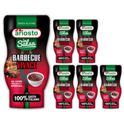 Ariosto insalsa barbecue vivace 6 squeezer da 315 grammi