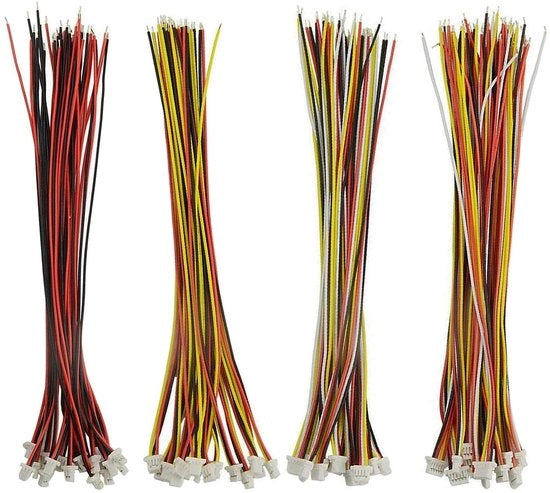 Cavi in rame 2.0 mm - 60 pezzi - Lunghezza 15cm - Connettori a stekka - Materiale di alta qualità - Adatto per progetti di elettronica