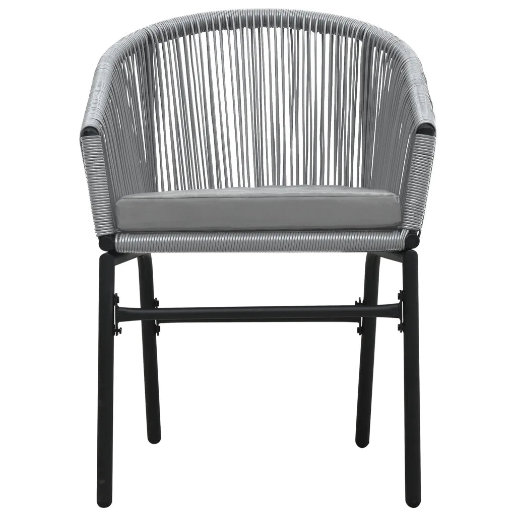 Set Mobili da Pranzo per Giardino 5 pz Antracite cod mxl 41219