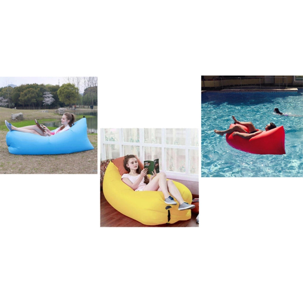 Trade Shop - Sofa Sacco Gonfiabile Materassino Spiaggia Aria Relax Piscina Divano Amaca Pouf -