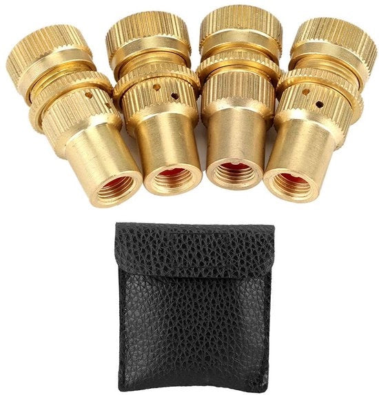 Set di ventilatori auto universale - 4 pezzi - Accessori inclusi - Adatto per veicoli fuoristrada - Set di sgonfiatori a benna universale per auto