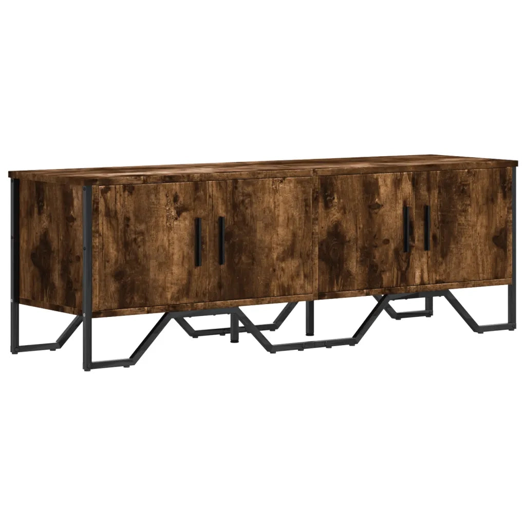 Mobile TV | Armadietto TV | Mobile Porta TV Rovere Fumo 122x34x41 cm in Legno Multistrato