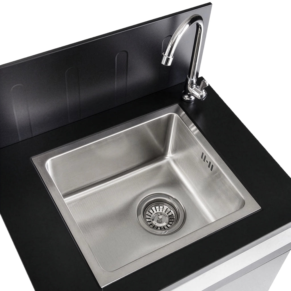 COOK'IN GARDEN - Cucina modulare da esterno FIDGI 3 con copertura