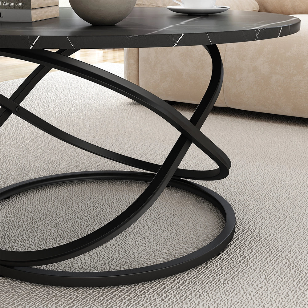 Vicco Tavolino Nero 79.5 x 46 cm con ampia superficie di lavoro