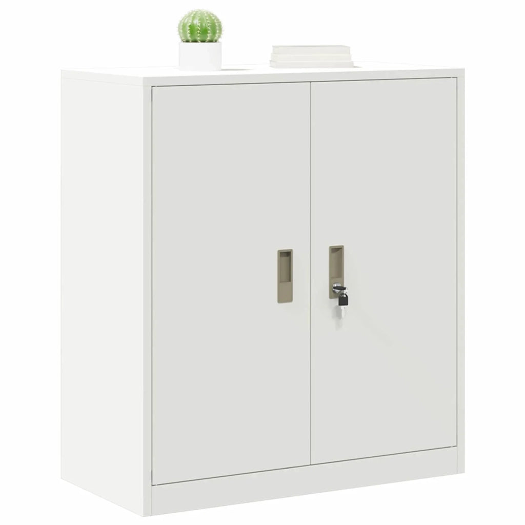 Armadio Bianco 80 x 40 x 90 cm Acciaio